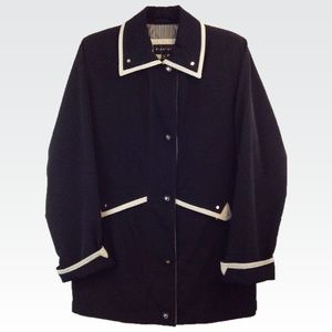 Braetan | M | Black & Tan QuickDry Lined Raincoat